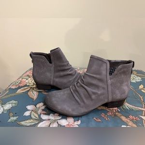 Never worn- suede booties…Rockport( Cobb Hill Collection. Size 7 med